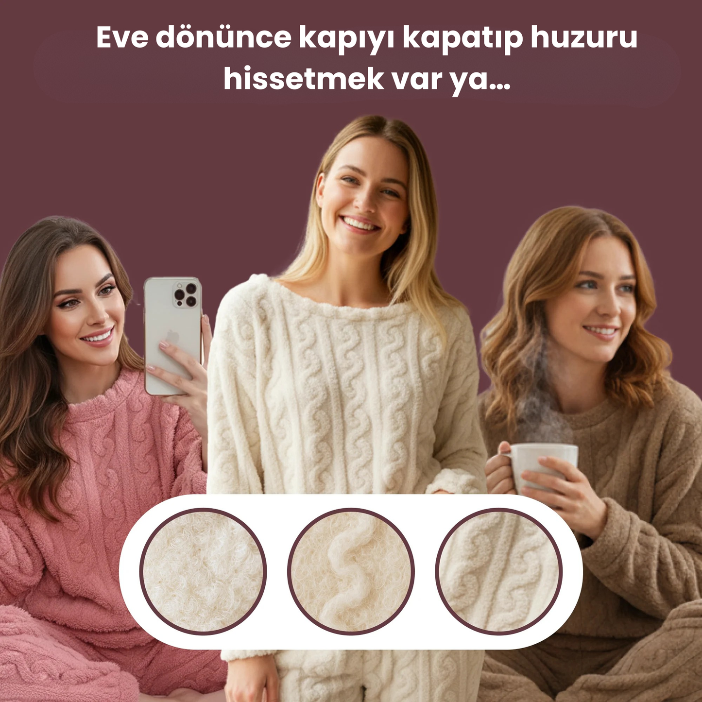 İRİSAURA Peluş Pijama