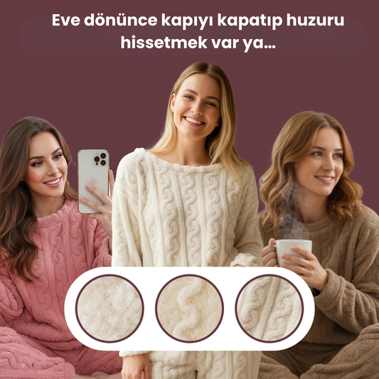 İRİSAURA Peluş Pijama