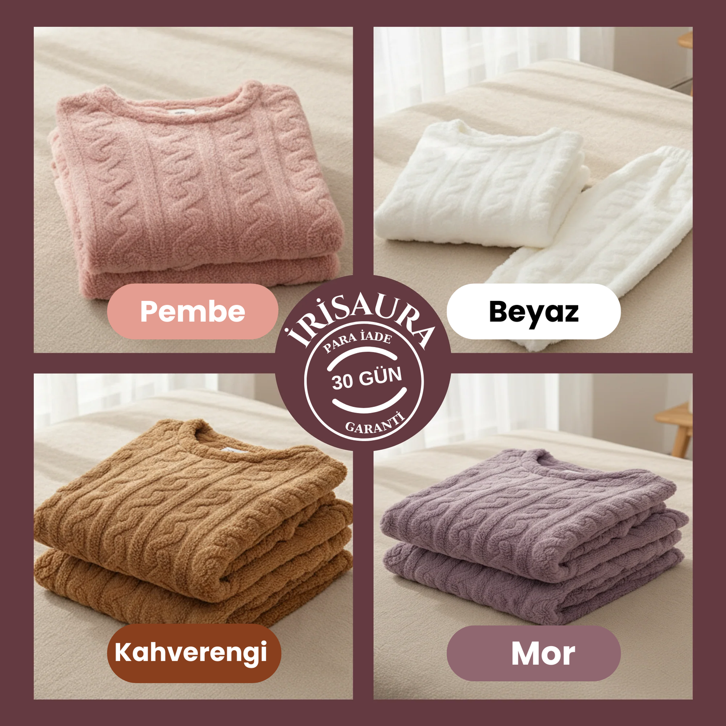 İRİSAURA Peluş Pijama