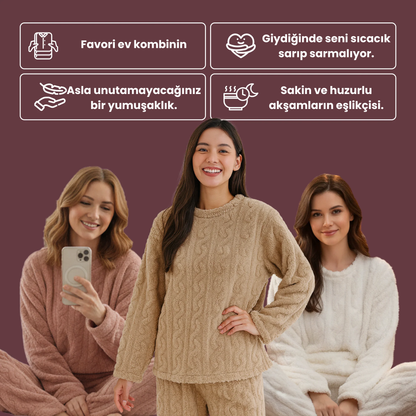 İRİSAURA Peluş Pijama