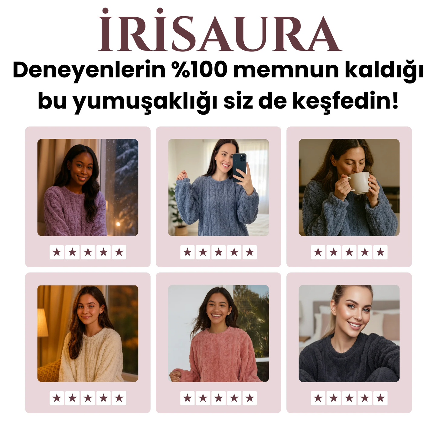 İRİSAURA Peluş Pijama