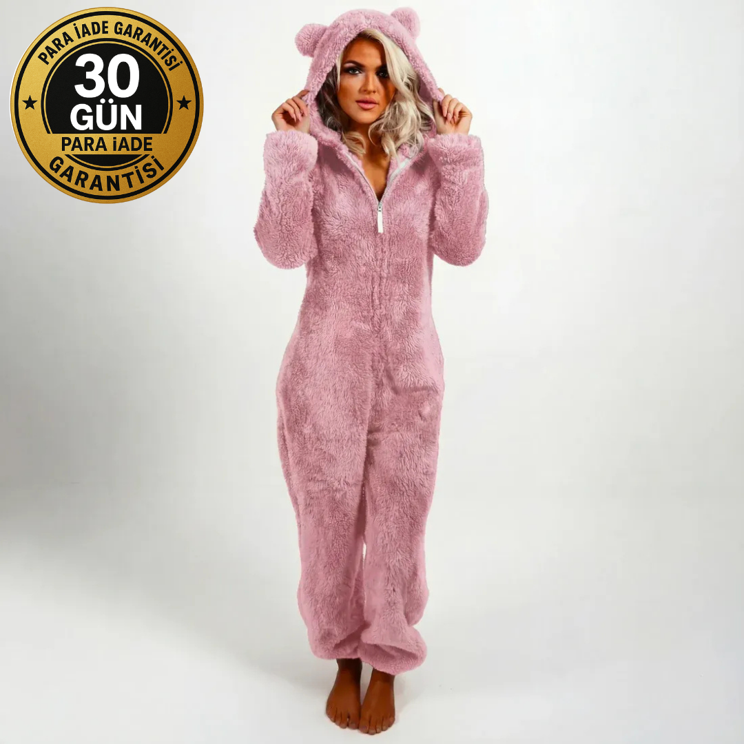 İRİSAURA™  Bear Tulum Pijama