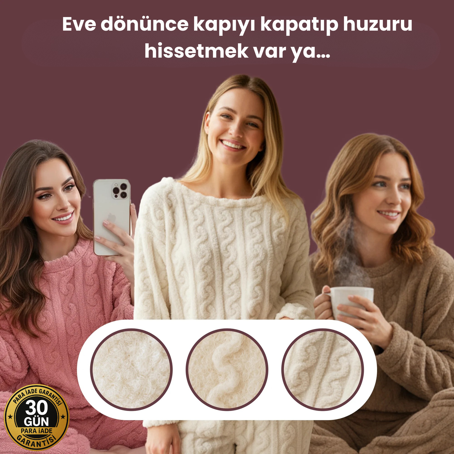 İRİSAURA Peluş Pijama